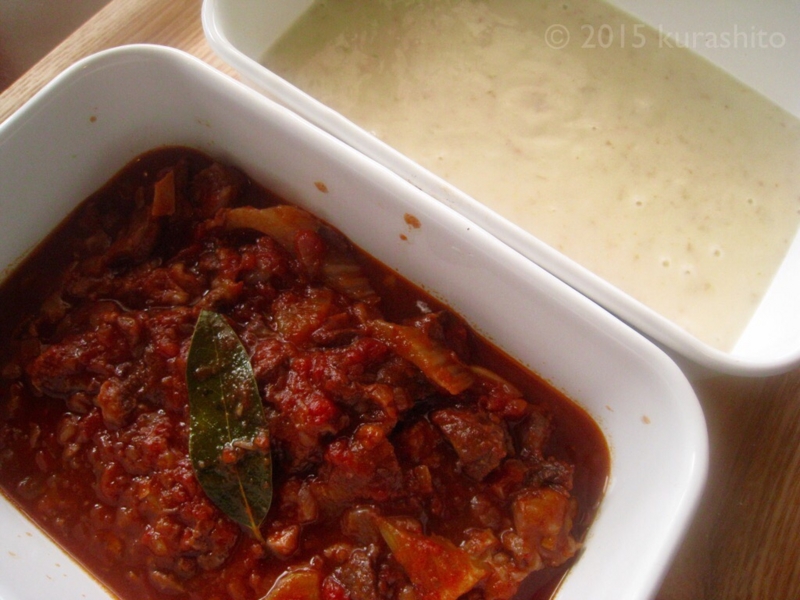 週末の作りおき、牛すじのパスタソースと、新じゃがいものポタージュ。