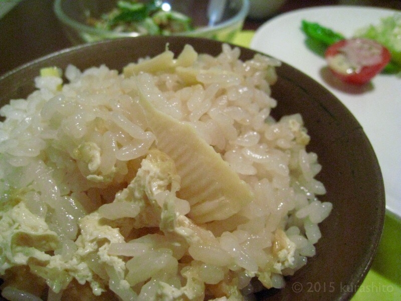 春、たけのこご飯。 春、たけのこご飯。
