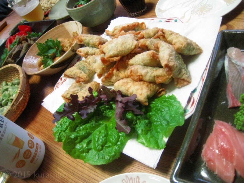 夫の実家にて、ごちそう！