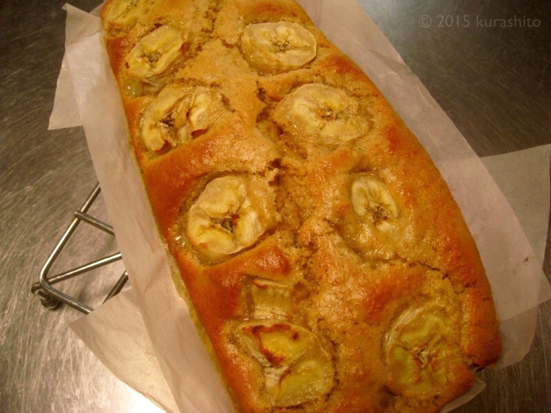 なかしましほさんの、バナナケーキ。 なかしましほさんの、バナナケーキ。