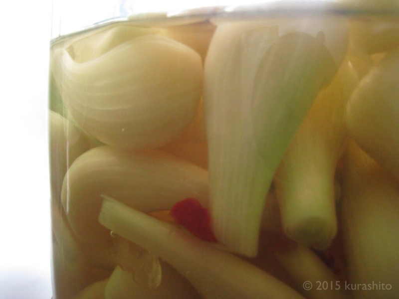 らっきょう、本漬け。 らっきょう、本漬け。