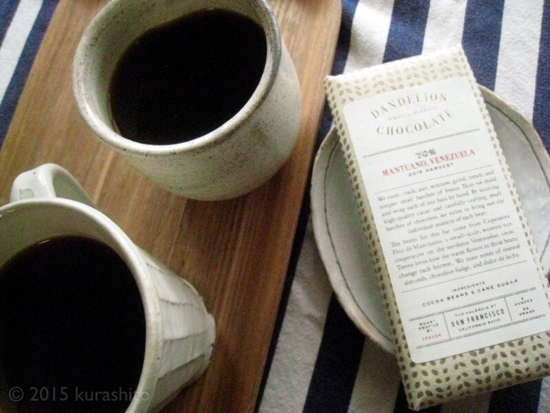 ダンデライオンチョコレートと、サードウェーブコーヒー。 ダンデライオンチョコレートと、サードウェーブコーヒー。