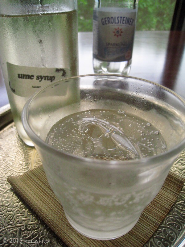 梅シロップ。