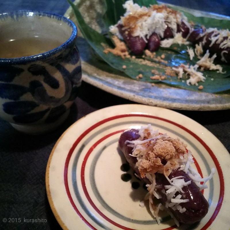 フィリピンのクリスマス菓子、プト・ブンボン。