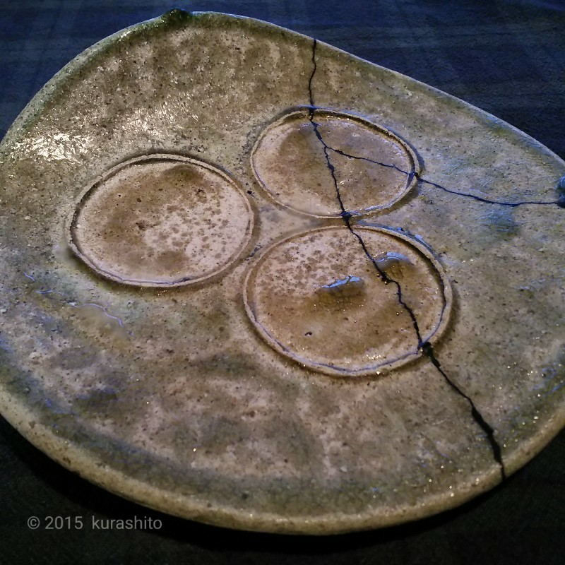 黒田雪子さん修繕の皿