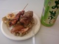 ペルー料理セット５００円＋ペットボトルのお茶１００円