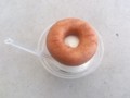 米粉ドーナツ＋ココナッツアイスのセット価格３５０円