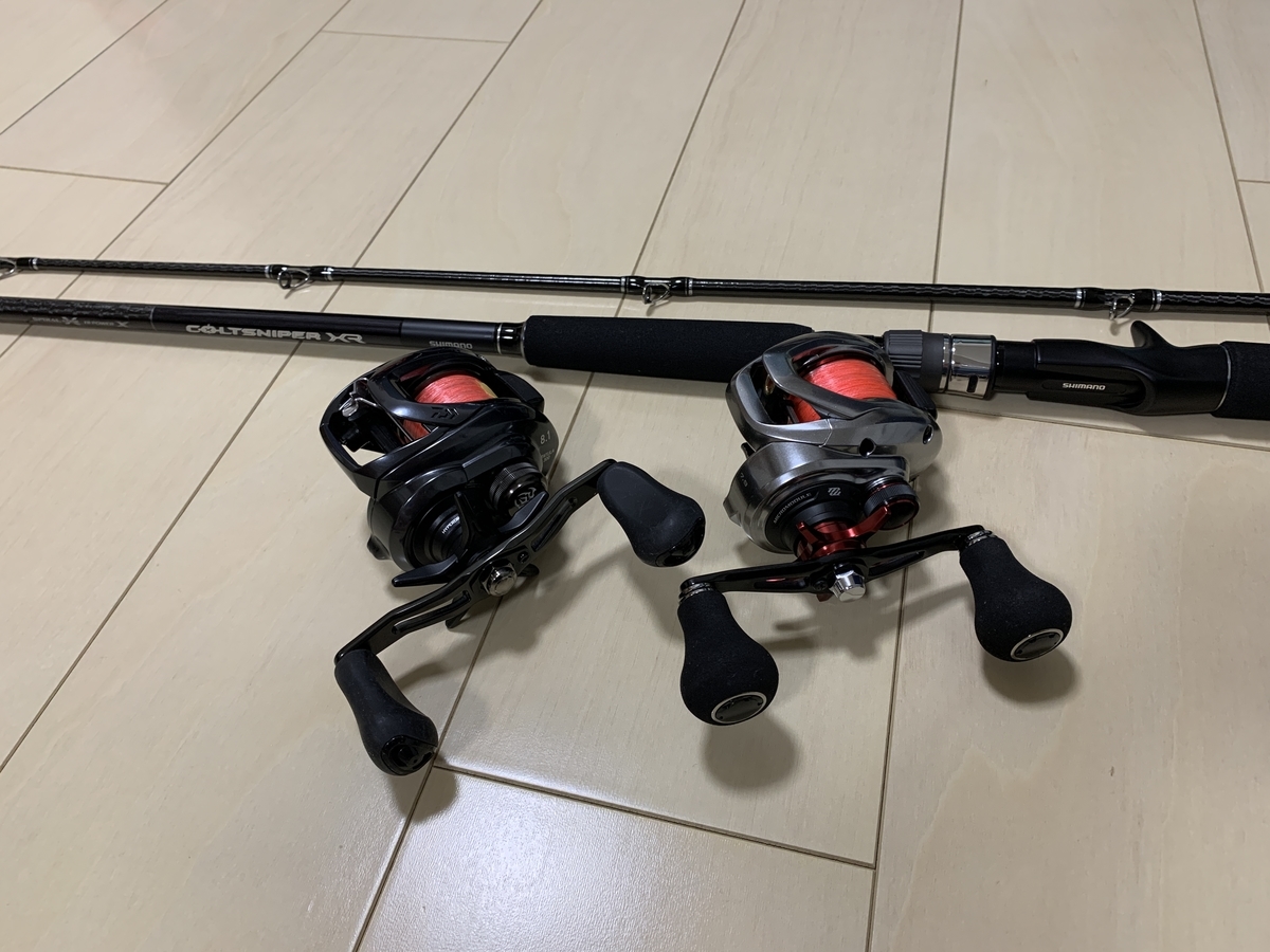 シマノコルトスナイパーXR B100MH タトゥーラ300