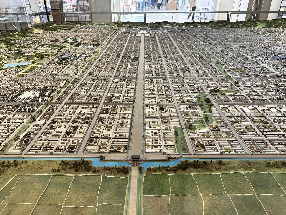 平城京復元模型 ＜奈良＞ 1000分の1の姿で再現された古都 - 栗ッピング