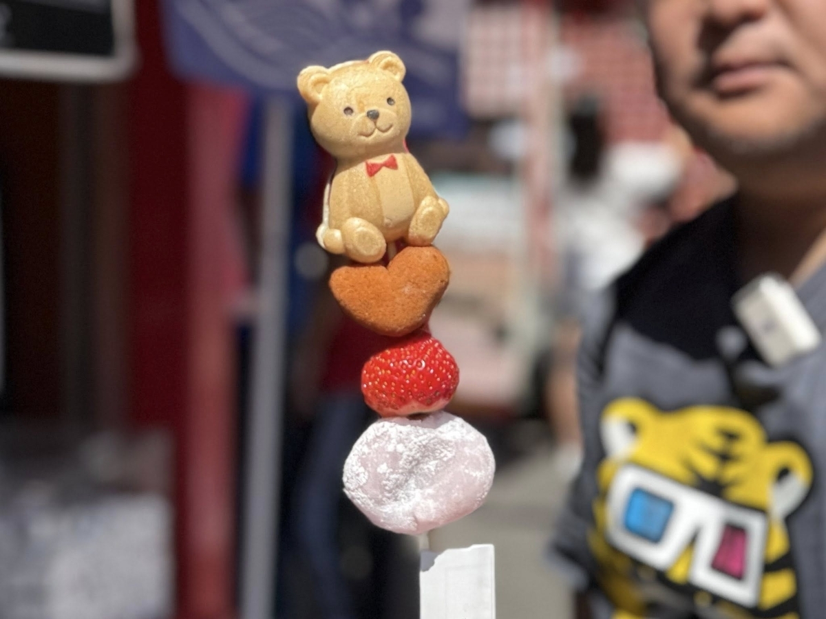 浅草食べ歩き8選 くまちゃんモナカ串、ベルギーポテトフライ、巨大