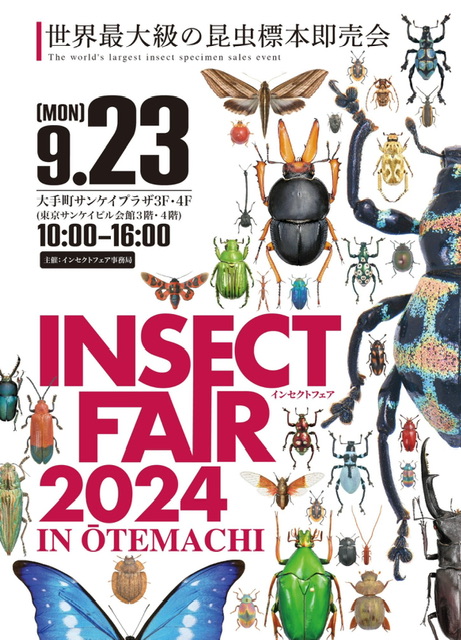 大手町インセクトフェア2024に行ってきました - そつがないのそつって