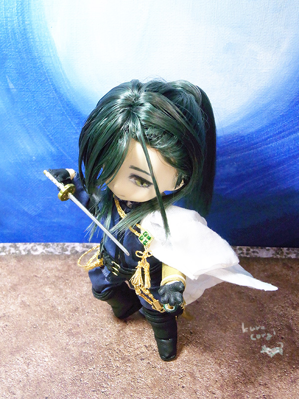 ねんどろいどどーる にっかり青江カスタムヘッド＋ウィッグ - 小さい