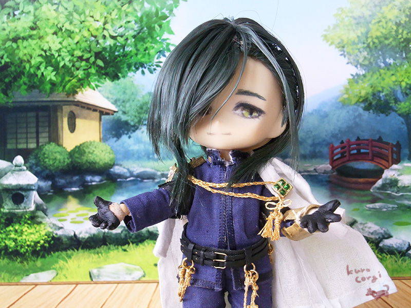 ねんどろいどどーる にっかり青江カスタムヘッド＋ウィッグ