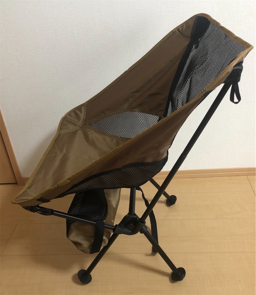 ソロキャンプ Poncotanアウトドアチェア パチノックス りーまんしょっく
