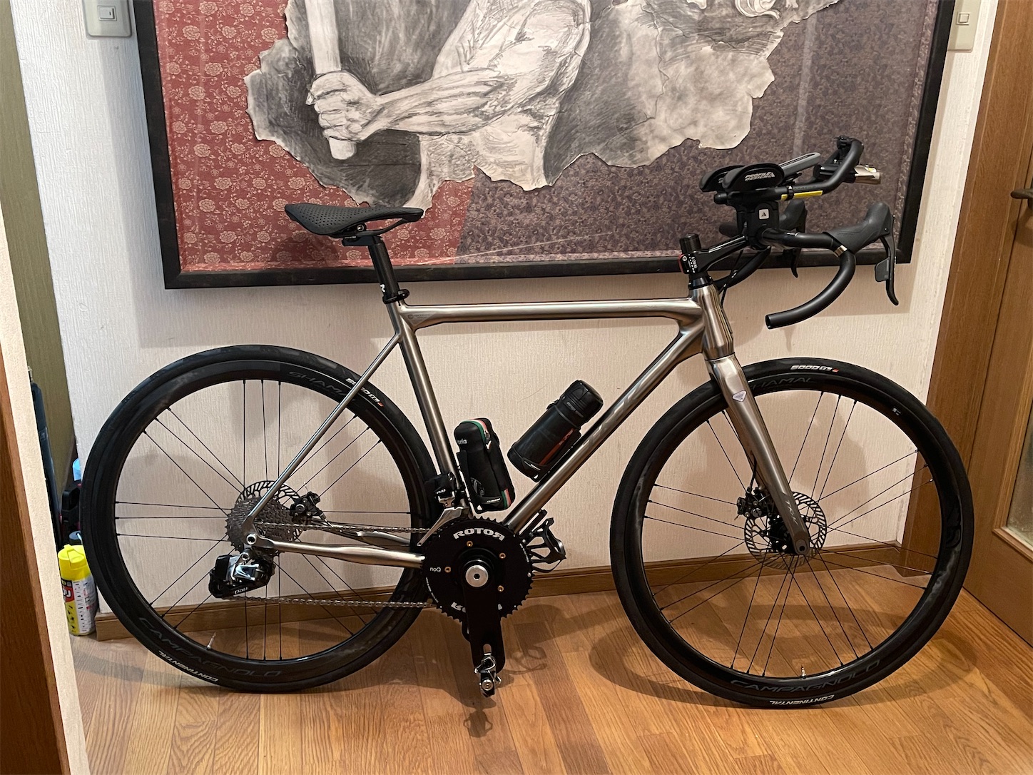 【最終価格！！】ロードバイクサイコンとレックマウントセット☆ 変態クランクで日本一周してきた ③自転車／17. 日本一周号