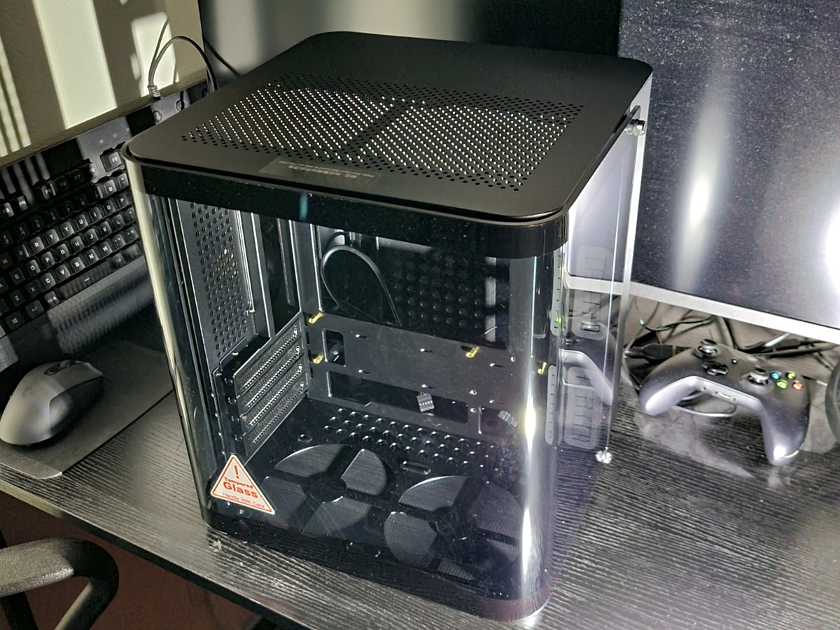 JONSBO TK-1 2.0 Black M-ATX ケース 曲面ガラス採用 Jonsbo TK-1 2.0 Black Micro-ATX Glass Case — Computer Orbit
