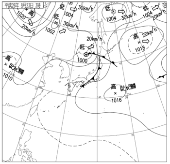 予報天気図