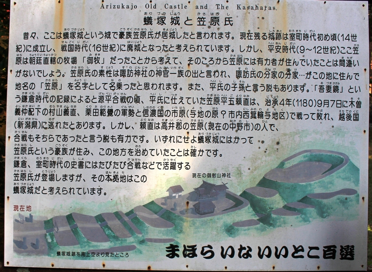 蟻塚城 長野県 伊那市 ちょっと山城に 正規運用版