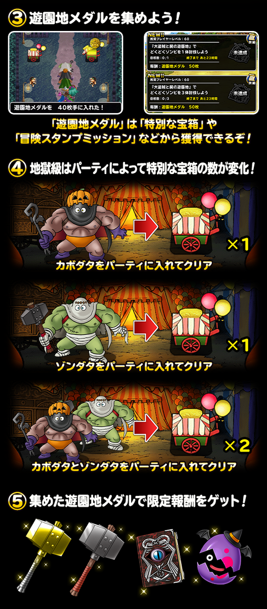 大盗賊と屍の遊園地2
