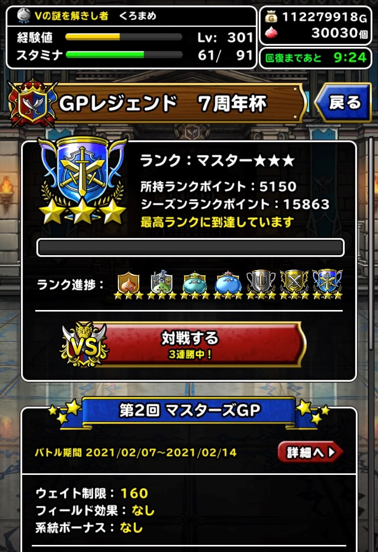 7周年杯 第2回マスターズGP