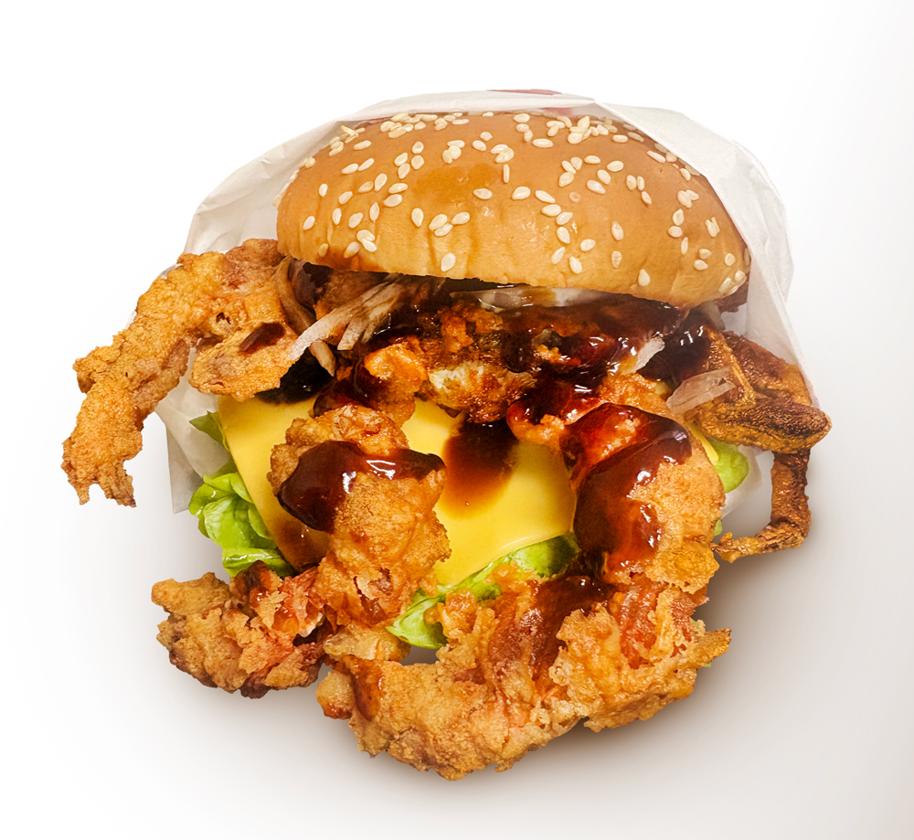丸ごと！！カニバーガー 名古屋みそ味
