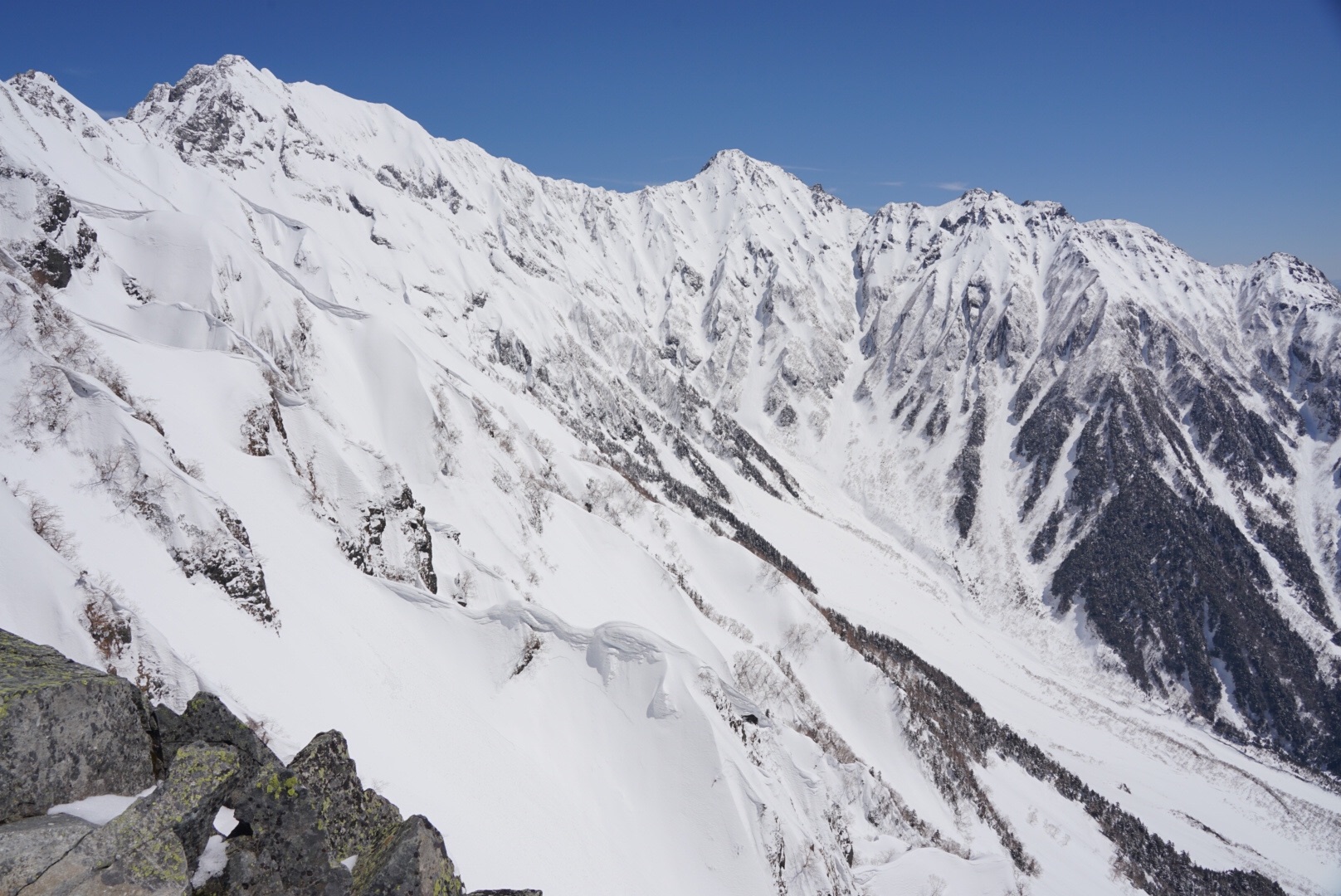 冬の西穂高岳 残雪期の雪山登山 19年4月 自然と遊ぶ