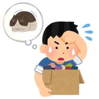 道具を準備している人のイラスト