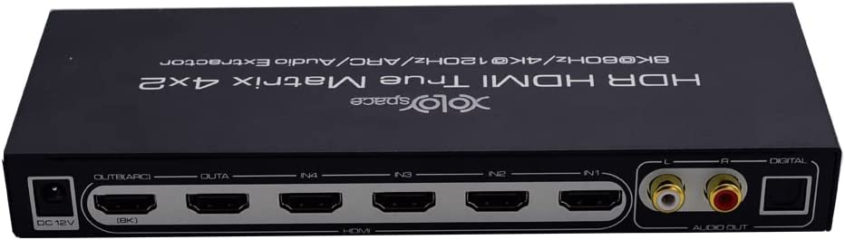 HDMI 2.1(4K 120Hz)に対応した、音声分離も可能なHDMIセレクターを