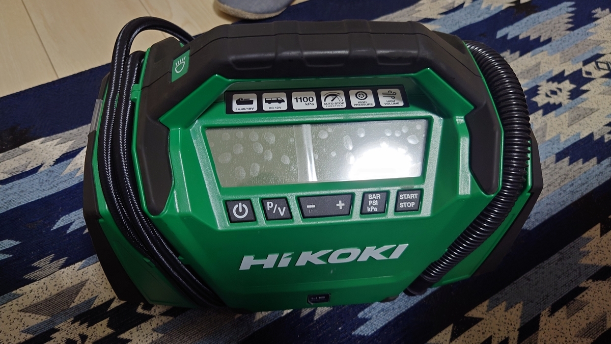 HiKOKI UP18DA コードレス空気入れ修理 ほか - てんはち雑記