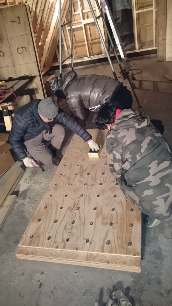 ホールド受け金具取り付け,池田町地域おこし協力隊blog