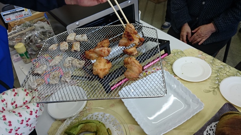 ノンフライ鶏の唐揚げとこんにゃくステーキ