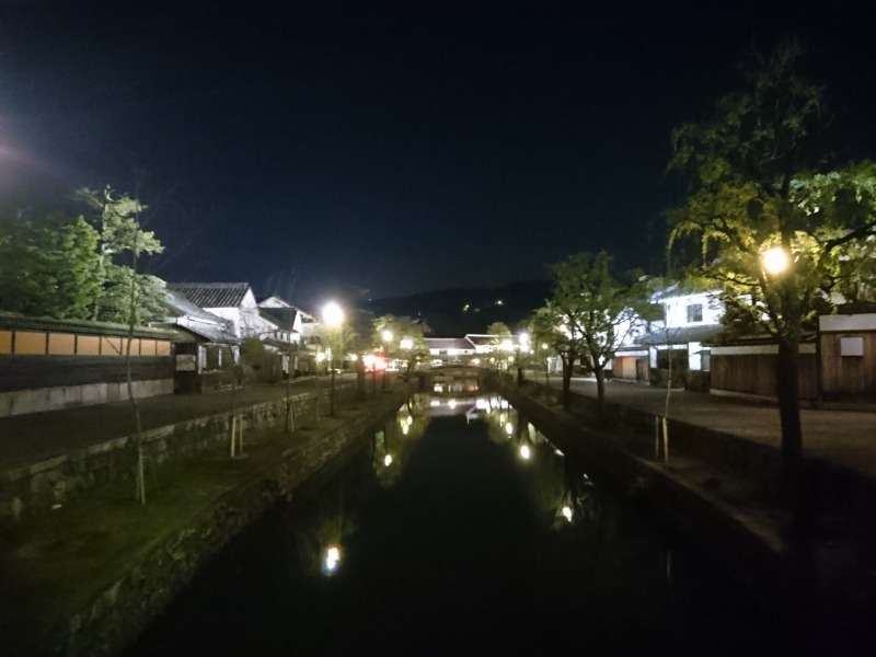 夜の美観地区,池田町地域おこし協力隊blog