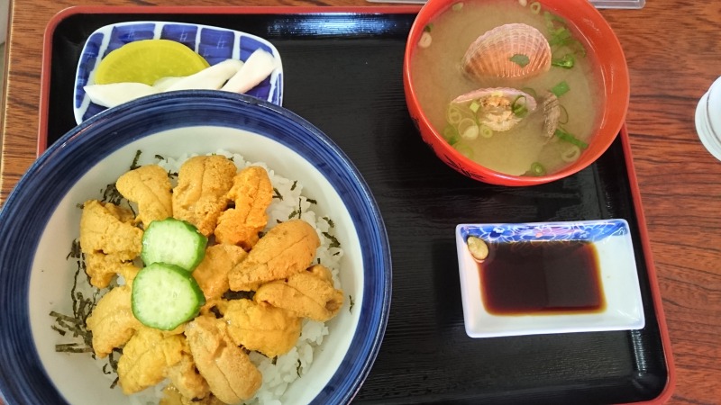 最北端食堂のうに丼