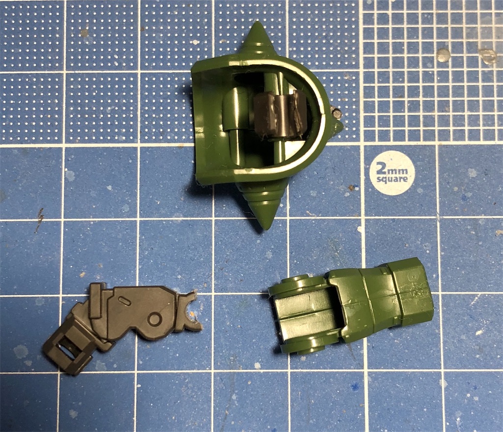 プラモ製作記 Hg Origin ザク C型 C 5型 製作記録 黒輔処理場 プラモ製作記 Hg Origin ザク C型 C 5型 製作記録 黒輔処理場