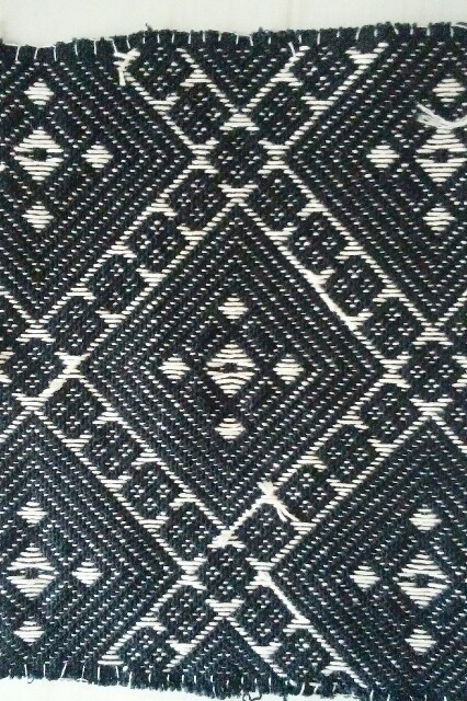 自分で描いたこぎん図案を刺してみました こぎん刺しのテディベア作家 Kogin Bear Style こひろ