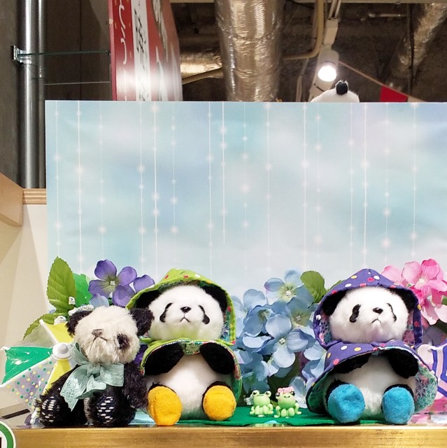 人気作家さま bear’s kitchen テディベア パンダ いわさきちより パンダ テディベア 作家 アーティスト