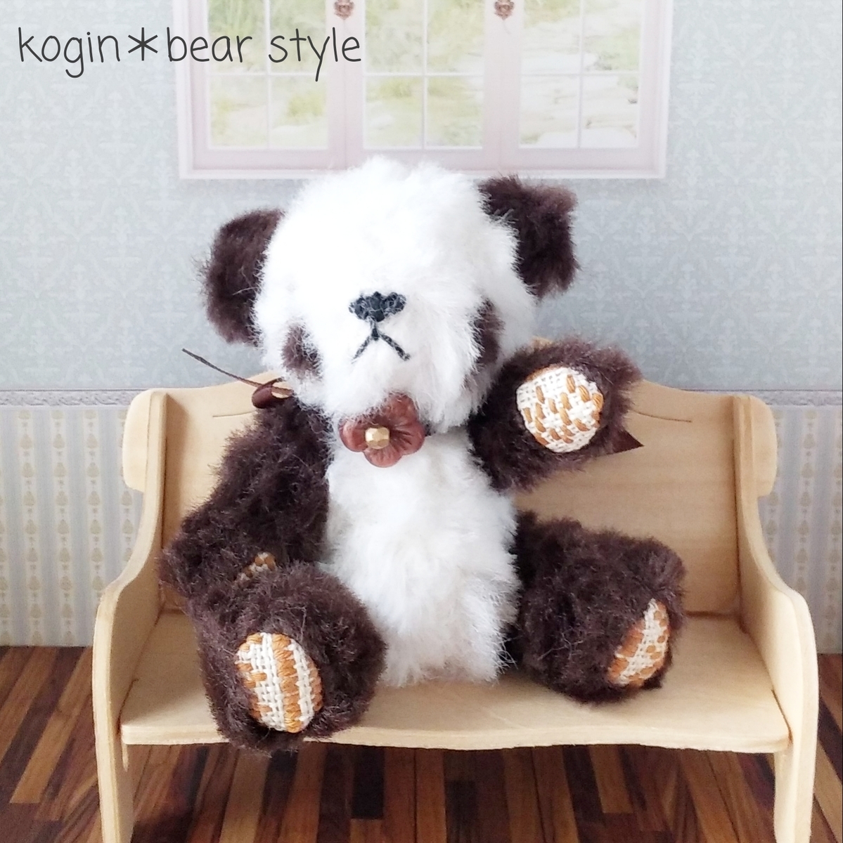 白浜の推しパンダ🐼 - こぎん刺しのテディベア作家 kogin＊bear