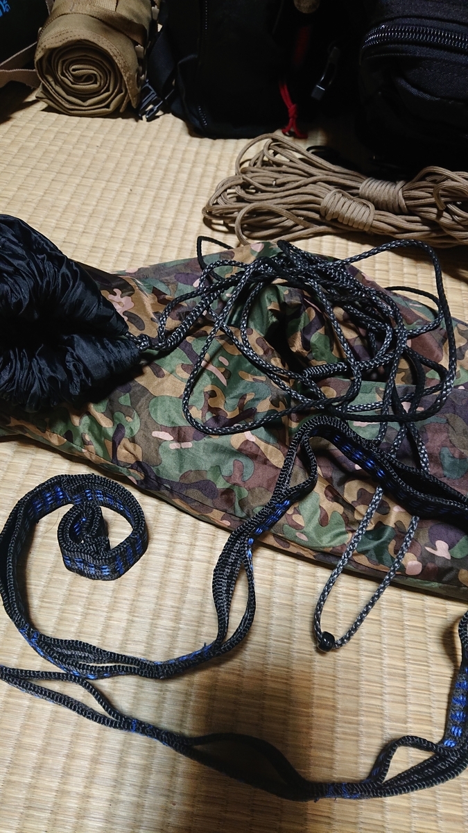 DDハンモック別売りのオプション品のこと。 - 黒兎kurotocamp