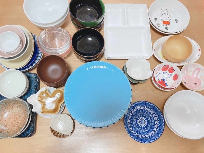 断捨離・全出し】キッチン③食器の見直し～たぶん5回目 - くろうさの
