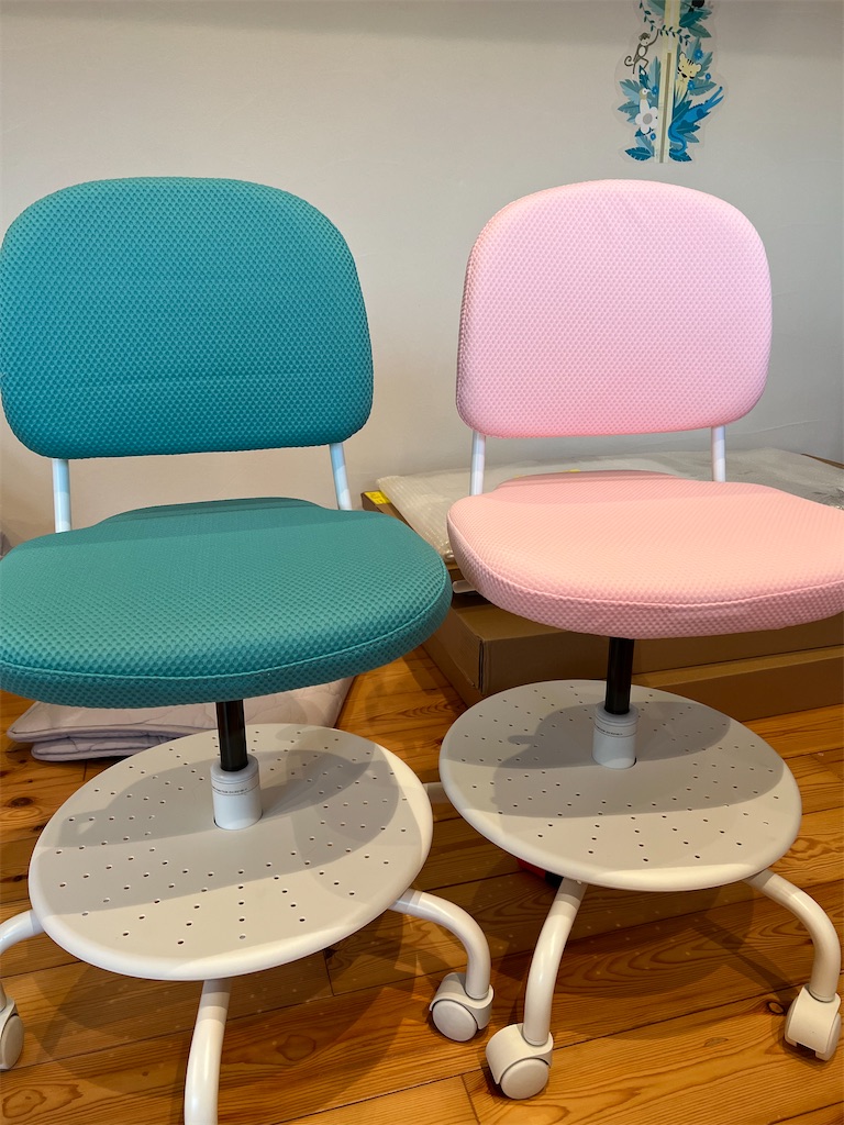 塾向き 学習机／椅子セット 10組 IKEA製