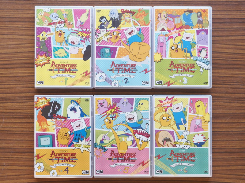 アドベンチャータイム　DVD 10本まとめ売り 10/20まで出品】アドベンチャータイムDVD全巻