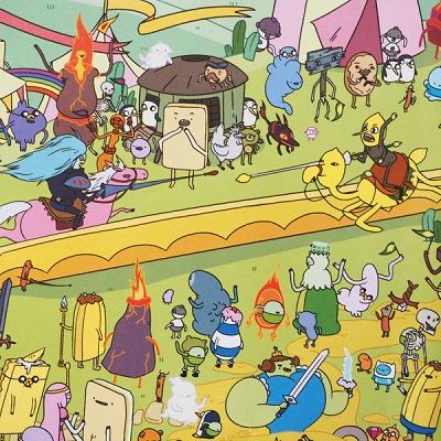 アドベンチャータイムで探し絵本！「Finn's Heroic Quest Search-and