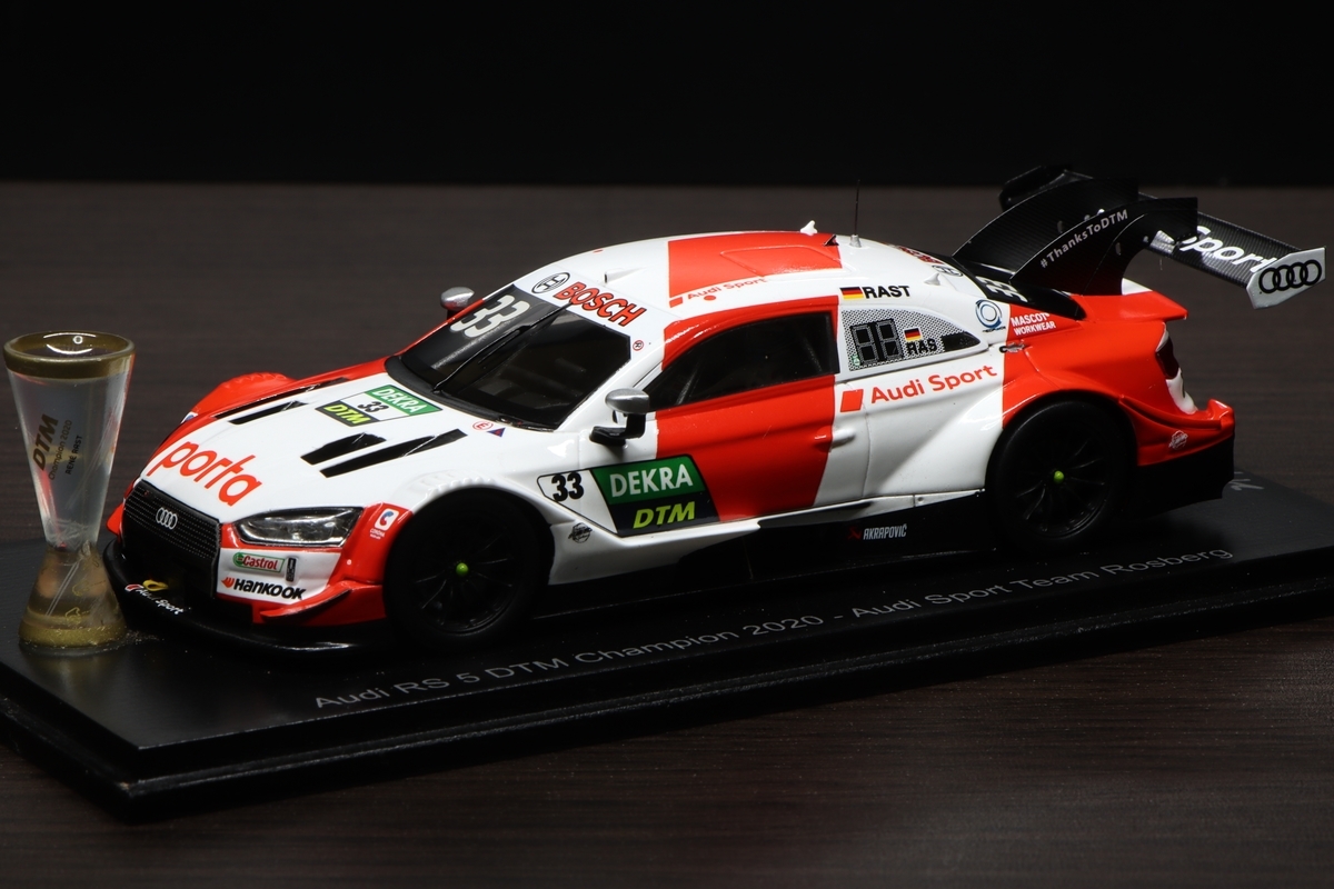 1/43 Spark RS5 一ツ山レーシング DTM 2019 ☆ Spark 1/43 Audi RS5 DTM Hitotsuyama Racing WRT Team Audi