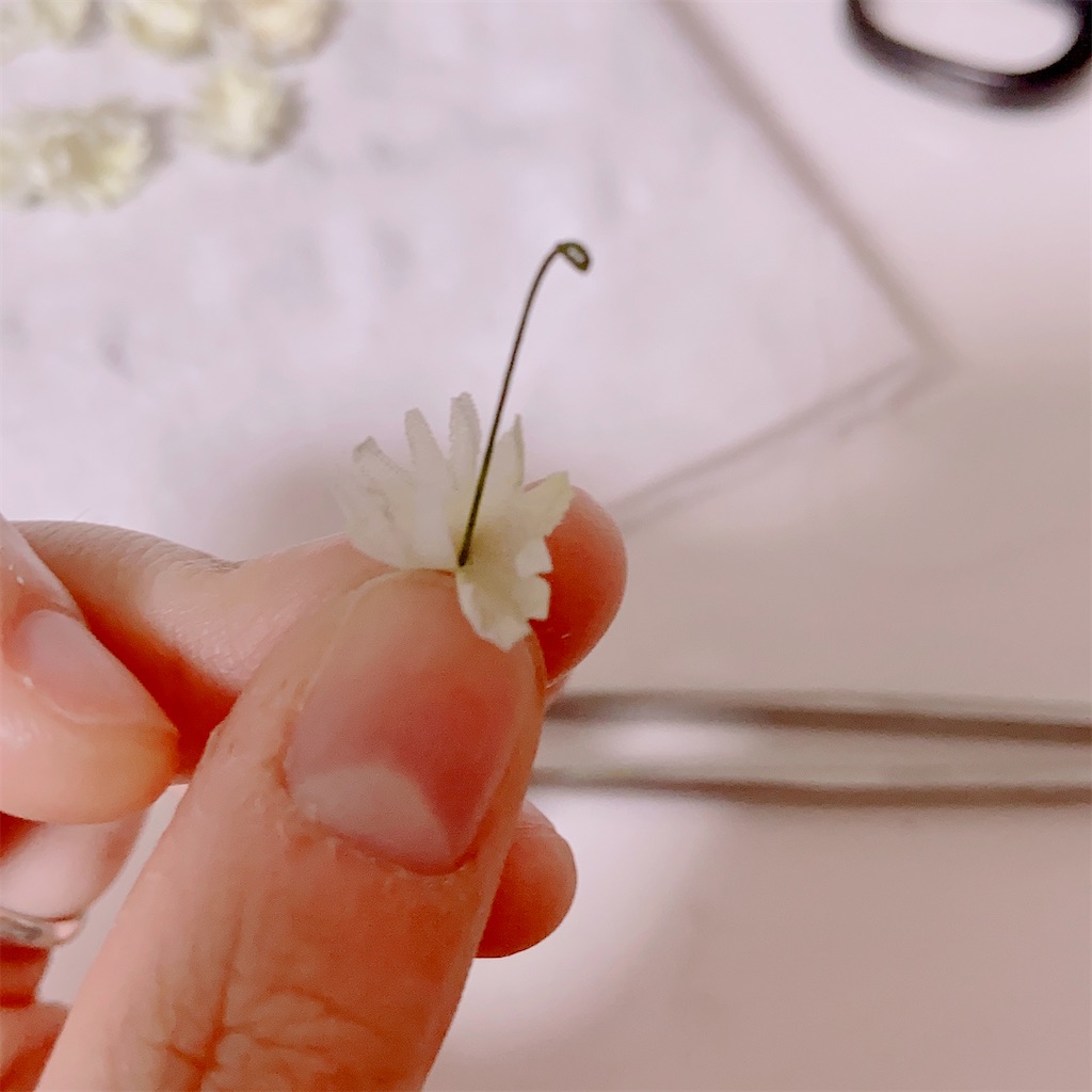 布花 シロツメクサとクローバーの作り方 その③ - くるみのこにわ 布花
