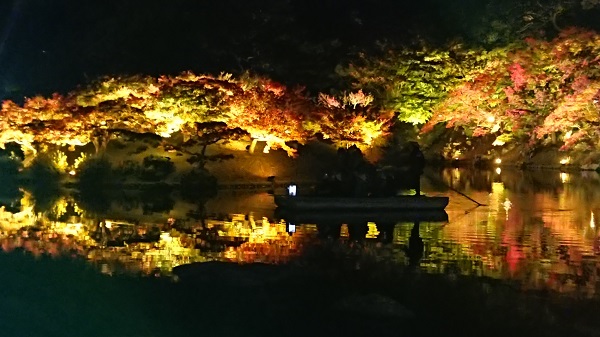 栗林公園ライトアップ