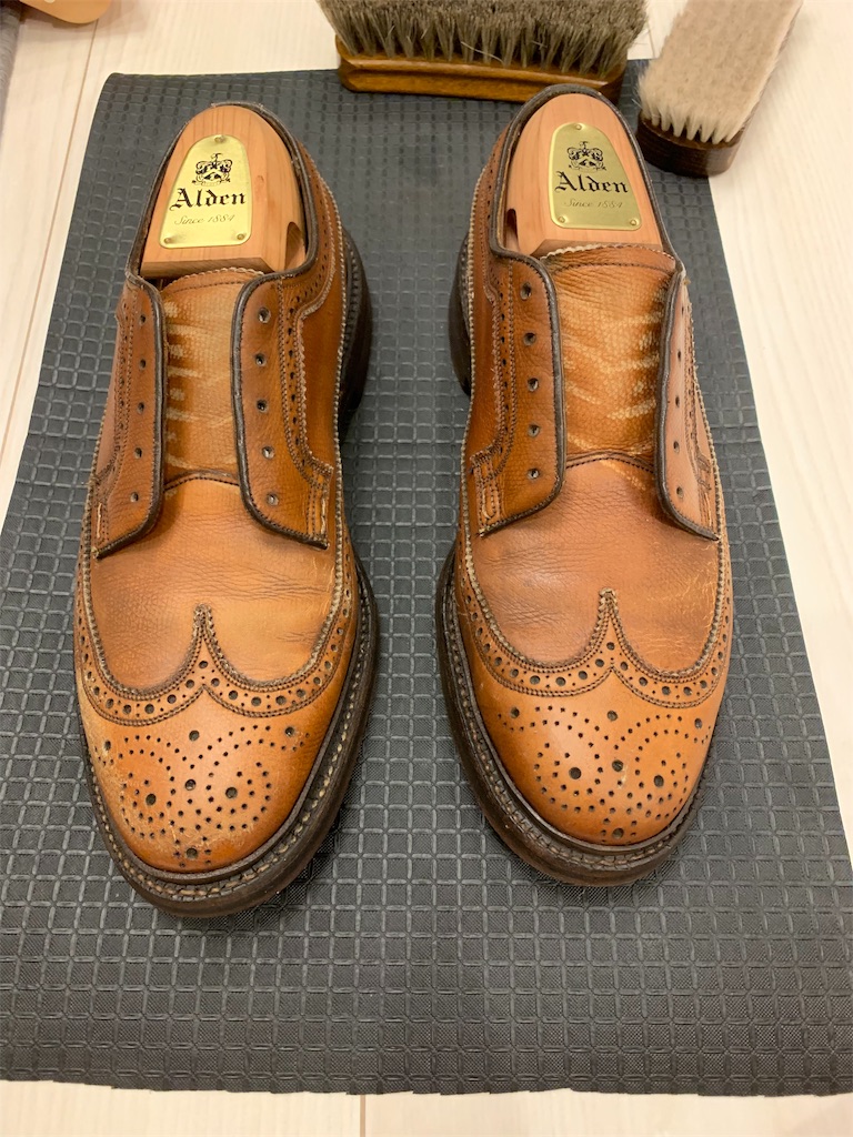 靴の丸洗い Florsheim フローシャイム Imperial Kenmoir 靴好きサラリーマンの徒然草