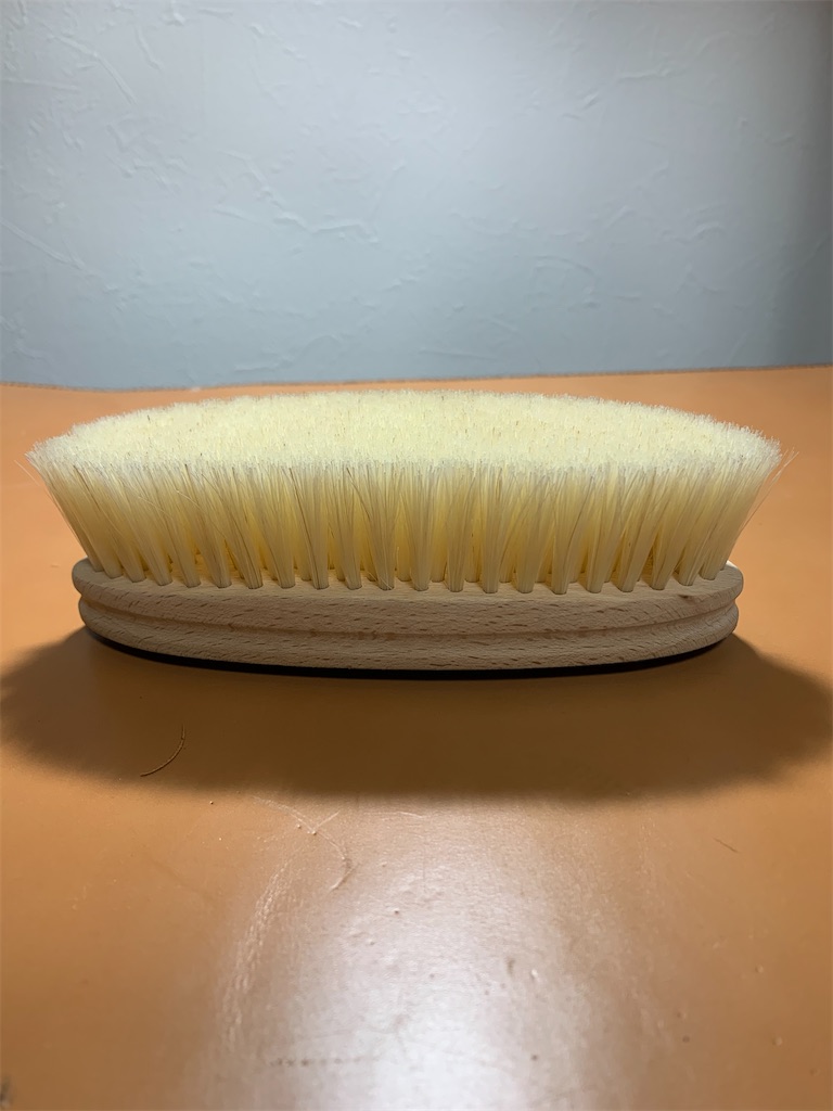 【未使用】オールデン 白馬毛 靴ブラシ Light 通常サイズ Alden (オールデン) | ブラシ 販売店 | シューズサロンなとりや