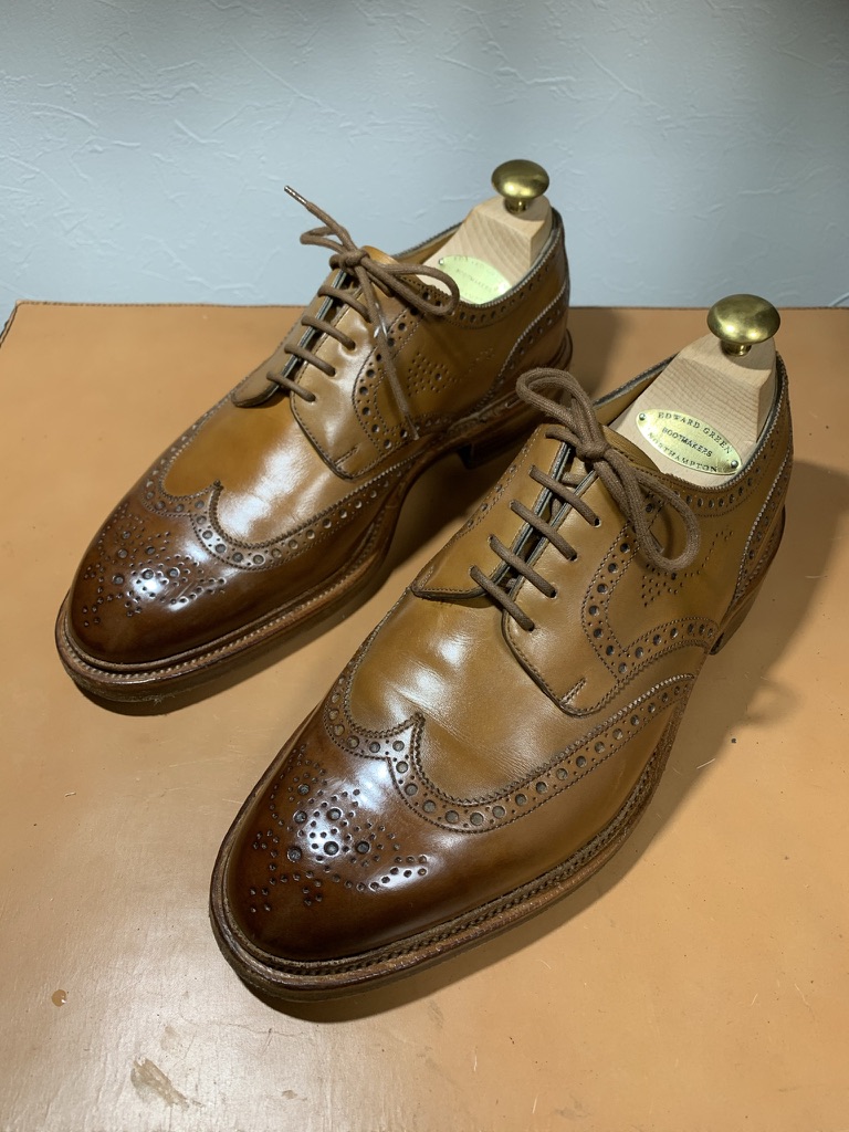 エドワードグリーン】1年の経年変化 Edward Green Sandringham - 靴