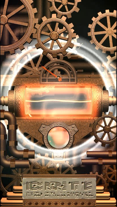 ガチャがオレンジ色に光る
