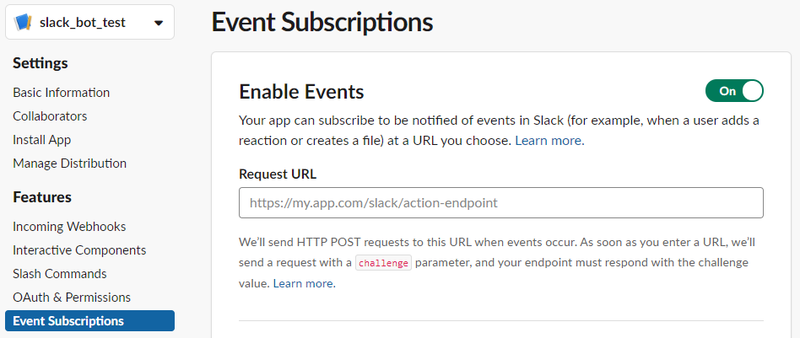 Memo on how to create a Slack Bot (bot)